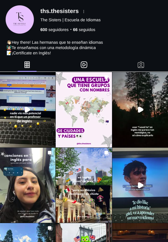 Feed de Instagram de @ths.thesisters